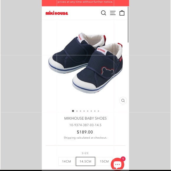 💯Authentic - MIKIHOUSE Toddler Shoes - Picture 10 of 11